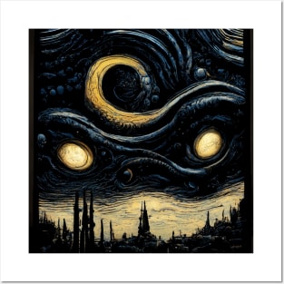 HR Giger Starry Starry Night Posters and Art